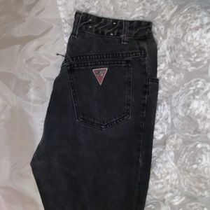 VINTAGE GUESS ANKLE ZIP HIGH WAIST